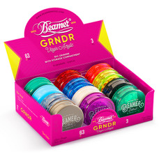 Beamer 3-Piece 63mm Acrylic Grinder - Crown Logo - 12-Ct Display