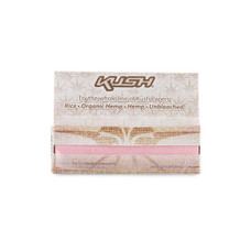 Kush 1 1/4 Size Pink Hemp Rolling Papers