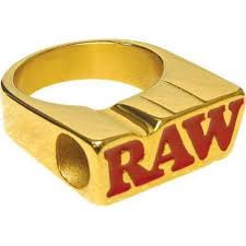Raw Smoking Ring Black Or Gold