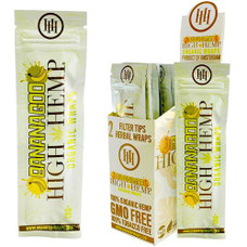High Hemp Banana Goo Flavor Hemp Wraps - 2 Count Packs