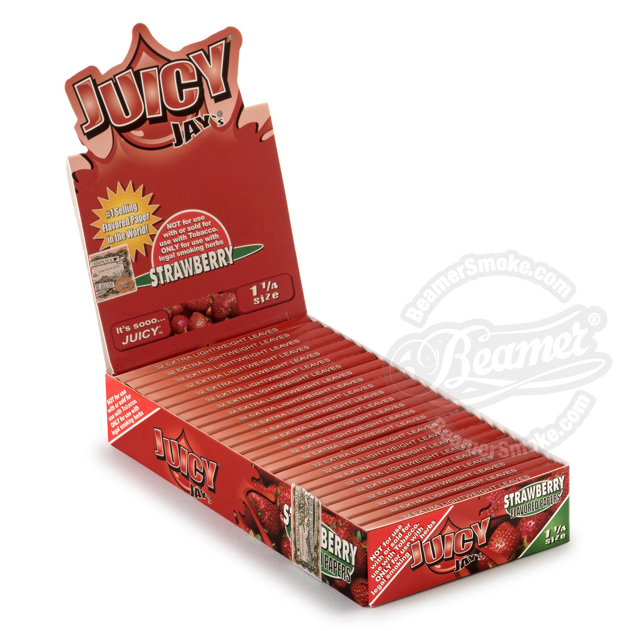 strawberryページ 1 1/4 Size Strawberry Flavor Juicy Jay's Rolling Papers