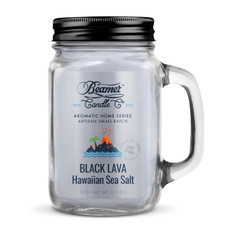 Beamer Aromatic Home Series Large Candle - Black Lava Hawaiian Sea Salt