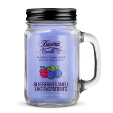 Beamer Aromatic Home Series Large Candle - Blueberries Smell Like Raspberries