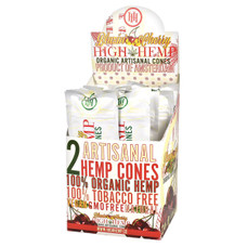 High Hemp Artisanal Hemp Cones, Blazing Cherry Flavor - 2-Ct Packs