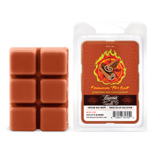 Beamer Candle Co. Smoke Killer Collection 2.4oz Wax Drops - 6-Count Pack - Cinnamon Fireball Scent