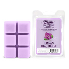 Beamer Candle Co. Aromatic Home Series 2.4oz Wax Drops - 6-Count Pack - Hanna's Lilac Forest Scent