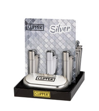 Clipper Micro Size Metal Covers Collection - Silver 