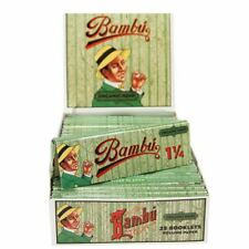 SPAIN Big Bambu 1 1//2/" PURE HEMP World/'s Finest Rolling Paper 33 Leaves//Book 25