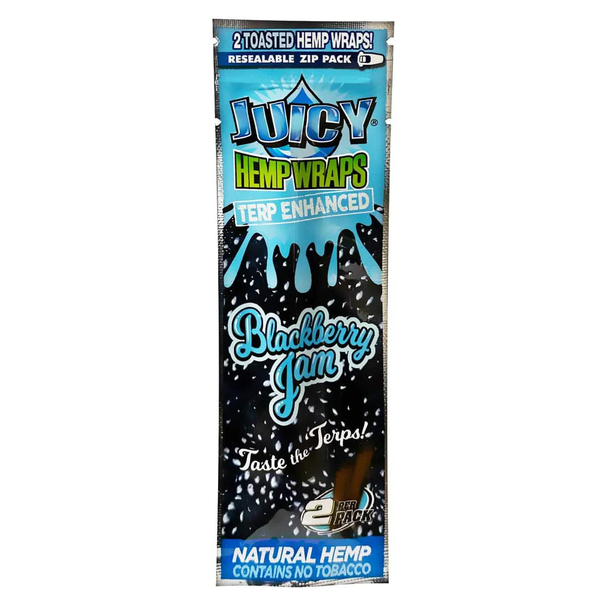 juicy tobacco wraps Jays Hemp Smoke Tech One LLC Juicy Jay's Hemp Wraps 2pk