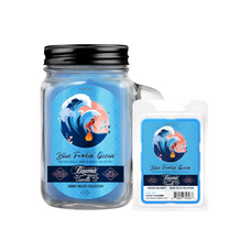 Blue F*#kin’ Ocean 12oz Smoke Killer Collection Candle & Wax Drop Bundle