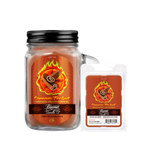 Cinnamon Fireball 12oz Smoke Killer Collection Candle & Wax Drop Bundle