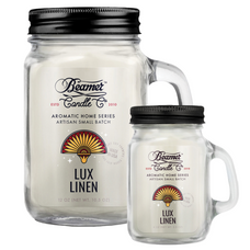 Lux Linen 12oz & Mini 4oz Aromatic Home Series Candle Bundle