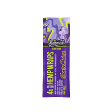 Beamer - Vegan Hemp Wrap - GrapeJuice Flavor - Original Blunt Size - 4-Ct