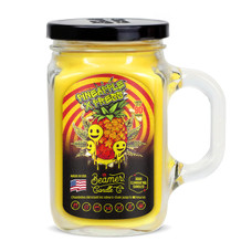 NEW - Preorder Now - Pineapple Xpress - Large Jar (12oz) - Odor Eliminating Collection  - By Beamer Candle Co