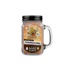 Beamer Candle Co. - Candle - Funkadelic Finds Collection - Large Glass Mason Jar - W/ Handle & Metal Lid - Get Baked