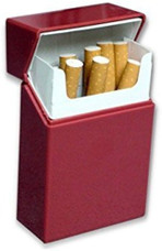 Tired of crushed, mangled, wet, or stale cigarettes? Here's your solve all! It holds a full pack of King sized cigarettes that you keep in the original pack, which means no more loose cigarettes moving about and no more leaving home without enough cigarettes. These hardened plastic packs are the perfect size to allow you to easily slip your box cigarettes into it, keeping your cigarettes protected. However, they are small enough to put in your pocket still comfortably—ships in assorted colors. (Colors are picked from what is available at time of shipping).