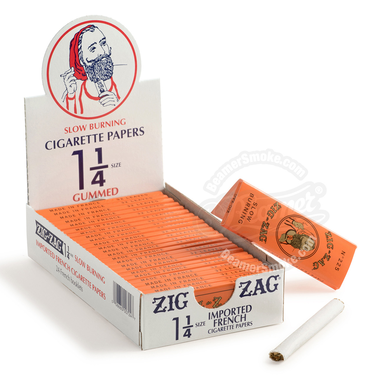 Full Box, 24 Packs Zig Zag Hemp King Size Rolling Papers