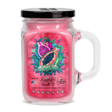 NEW - Preorder Now - Ganja - Large Jar (12oz) - Odor Eliminating Collection  - By Beamer Candle Co