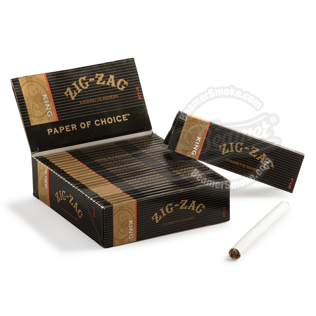 King Size Black Zig Zag Rolling Papers