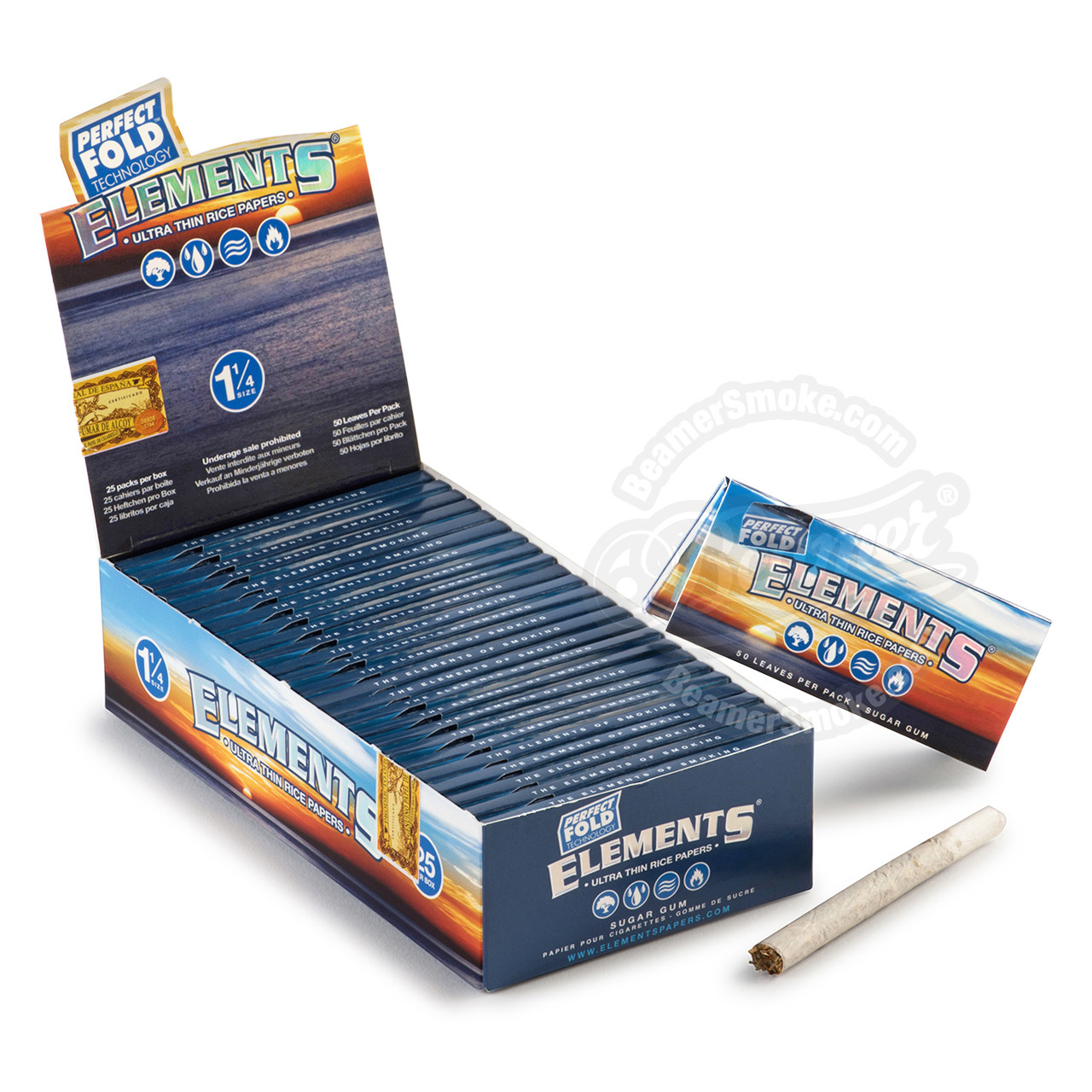1 Box Smoking GOLD King Size Papers 50 Heftchen x 33 Blättchen Long Papers 