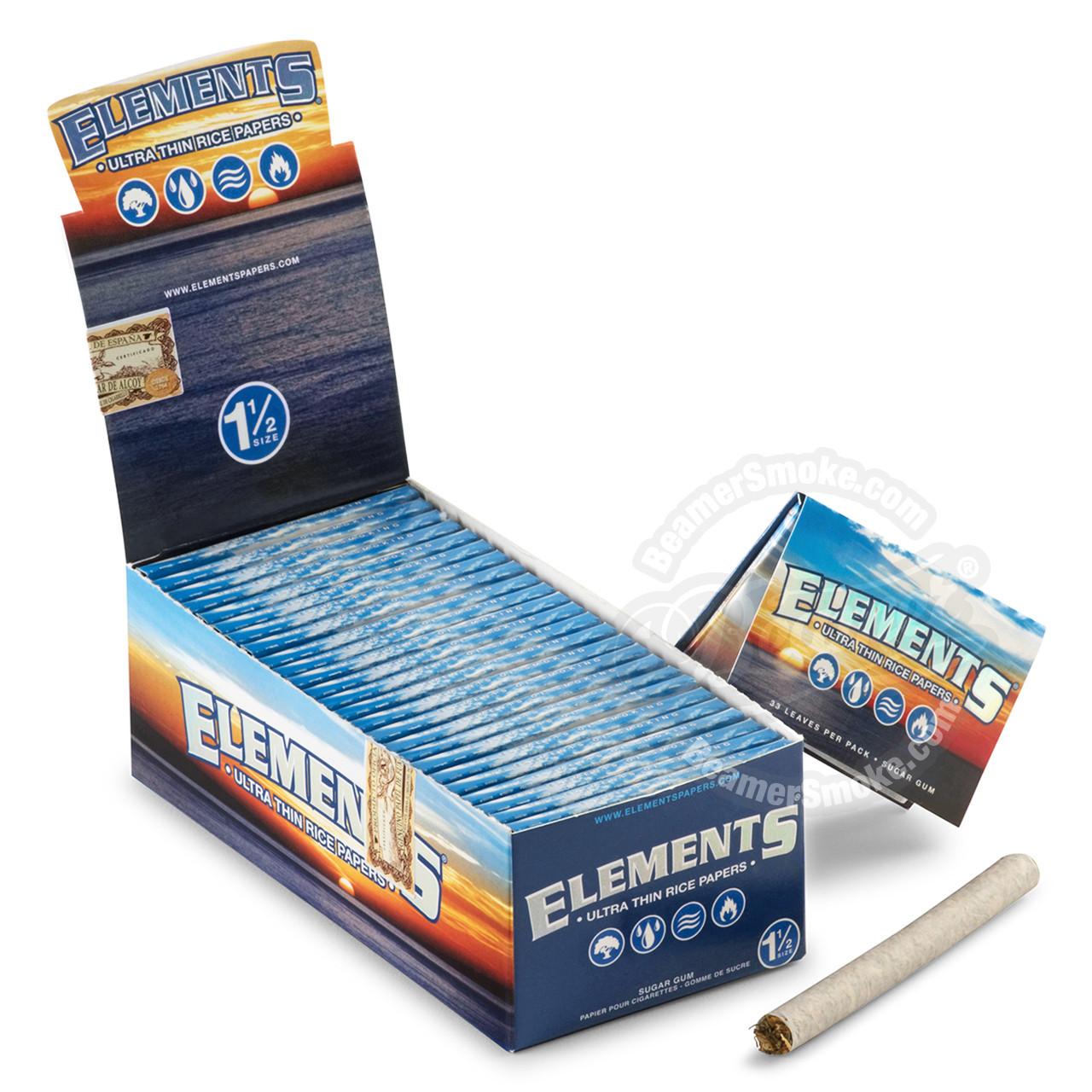 elements papers tips beamer smoke