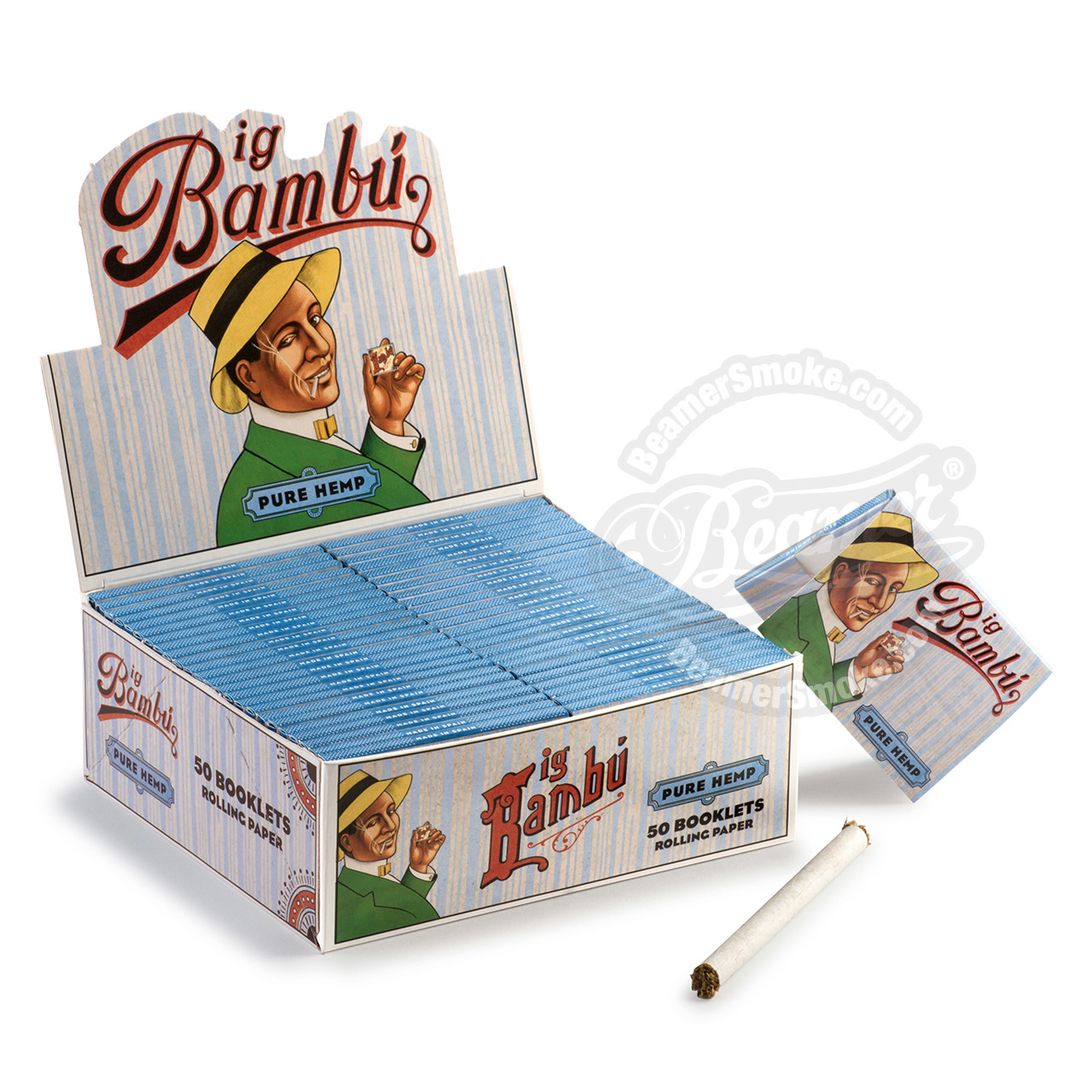 Bamboo rolling paper wholesale image