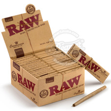 Raw Natural Connoisseur King Size Rolling Papers with Rolling Tips