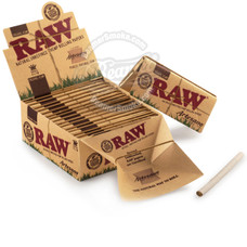Raw Organic Artesano King Size Rolling Papers with Rolling Tips and Tray