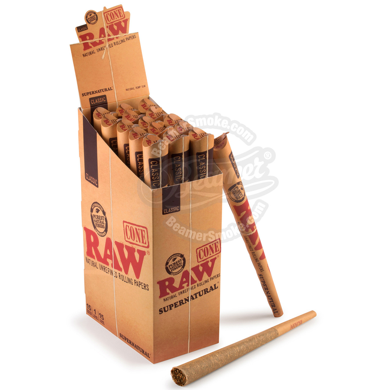 Supernatural Pre Rolled Raw Cones 1 Count Pack