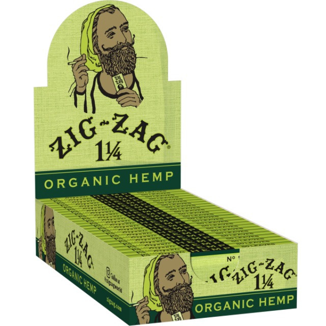 NEW Zig-Zag Organic GREEN Hemp Ultra Thin Unbleached KING SIZE Rolling Papers!