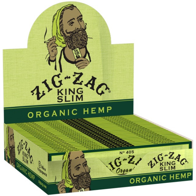 Zig Zag Blue Green Red King Size Original Rolling Papers Box Pack Of 50 Booklet. 