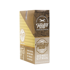 Twisted Honey Citrus Flavor Designer Hemp Wraps - 2 Count Packs