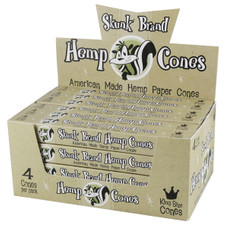 Skunk King Size Hemp Cones - 4 Count Pack