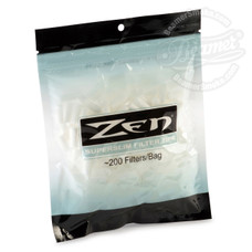 Zen Superslim Cotton Filter Tips - 200-Count Pack