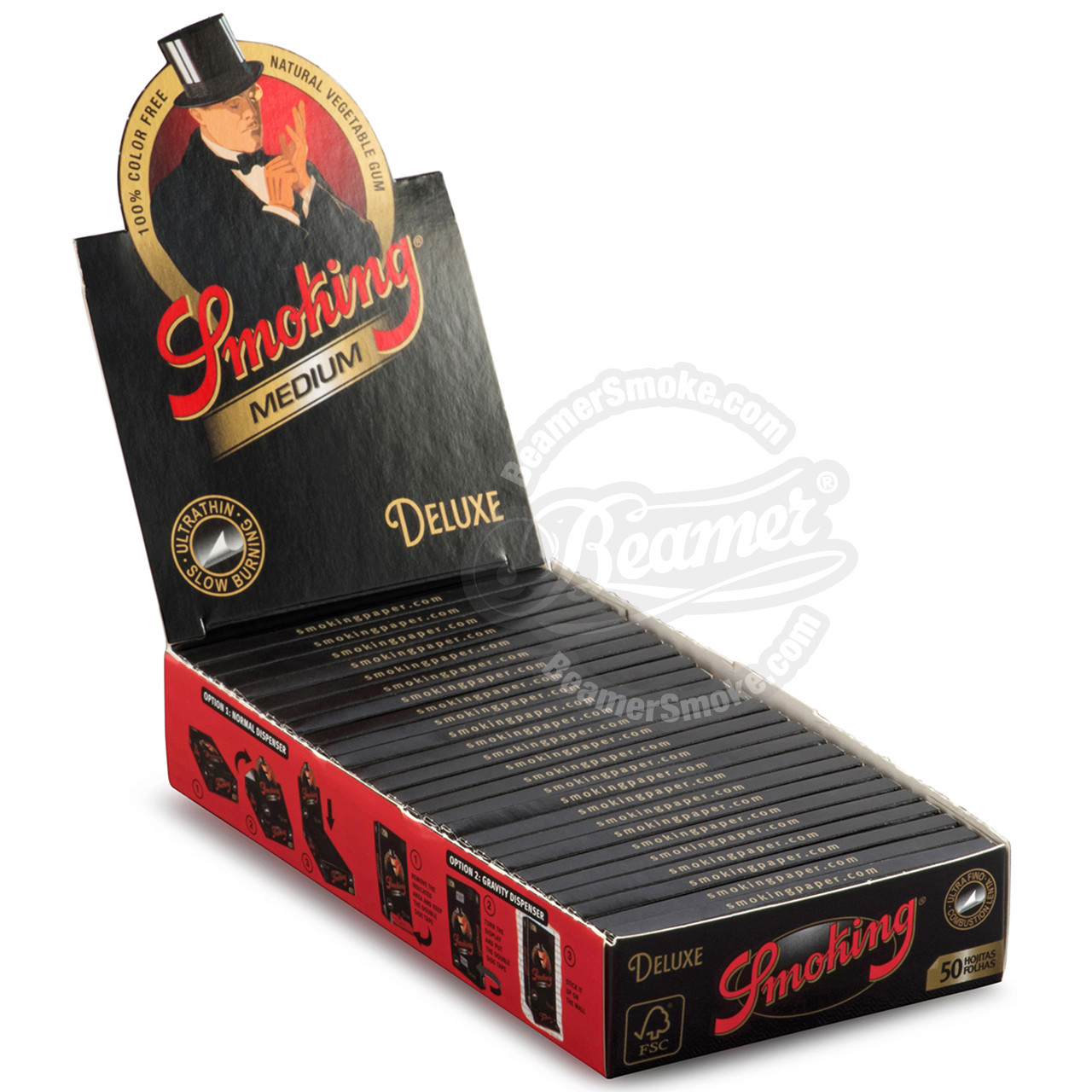 Smoking Deluxe 1 1/4 Rolling Paper ROLL