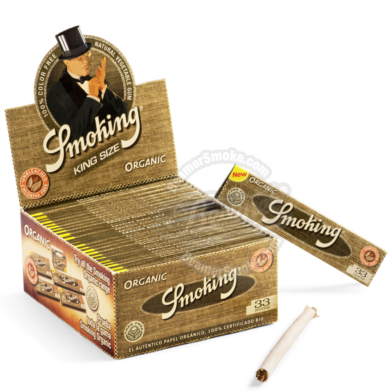 King Size Organic Smoking Rolling Papers