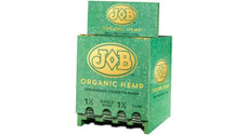 Job Organic Rolling Papers Display Stand with Papers Included - Single Wide, 1 1/4, 1 1/2, King Size