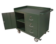 Mobile Maintenance Bench with Steel Top