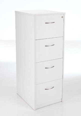 Sorrento 4 Drawer Wooden Filing Cabinet Bentons Office Supplies