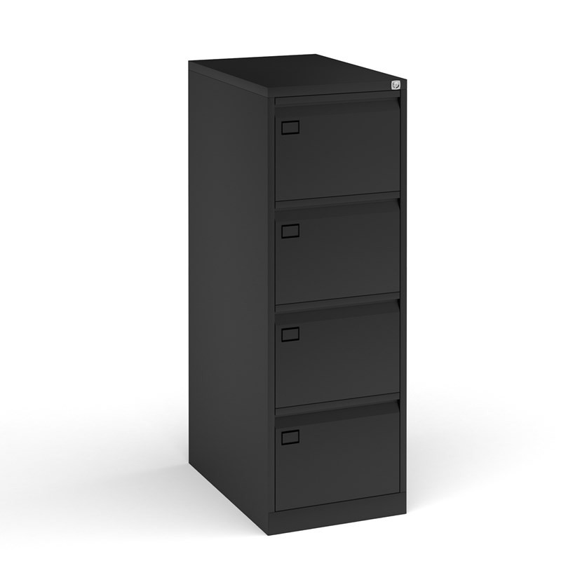 Bisley Metal 4 Drawer Filing Cabinet Bentons Office Supplies