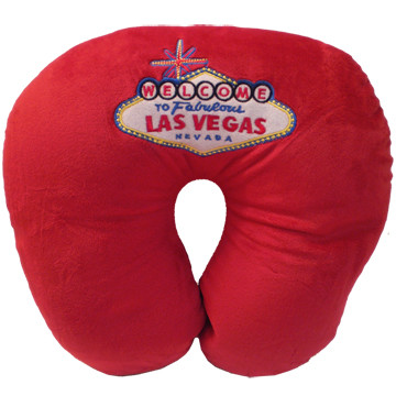 Las Vegas Travel Neck Pillow Red Las Vegas Souvenirs Cheap Gifts
