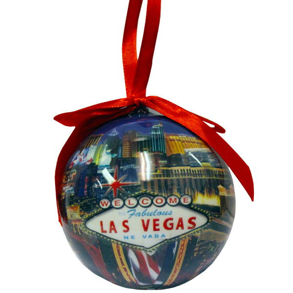 Las Vegas Ball Ornament- STRIP- Las Vegas GIFTS SHOP Image 1 - Las Vegas Ball Ornament- STRIP- Las Vegas GIFTS SHOP