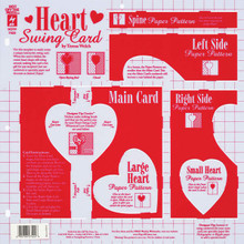 HOTP Template 7422 Heart Swing Card Template12X12