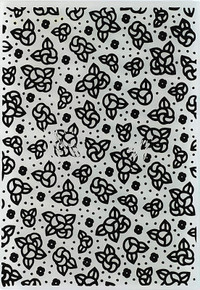 Paper Artist 6004 Simple Roses Embossing Folder by Hot Off the Press Works in Most Popular Tabletop Die Cutting Machines