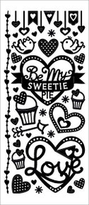 HOTP Dazzles 2481 Sweetie Pie Outline Stickers