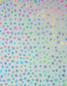 Stars Holographic Silver 4 sheets 8.5x11 Cardstock STUNNING!
