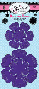 Paper Artist 5303 BODACIOUS BLOOMS Cutting Die by Hot Off the Press Works in Most Popular Tabletop Die Cutting Machines