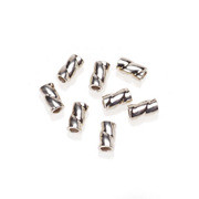 1.3mm Beadalon Crimp Twist Tubes - .3gr Sterling Silver Jewelry making findings 607G-024A