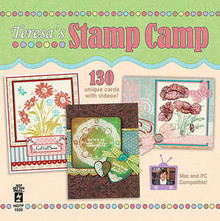 Teresa's STAMP CAMP CD 1520 - 130 UNIQUE CARDS WITH VIDEOS! STAMPING CARD MAKING