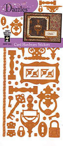 HOTP DAZZLES N1913 Copper Hardware PEEL OUTLINE STICKERS